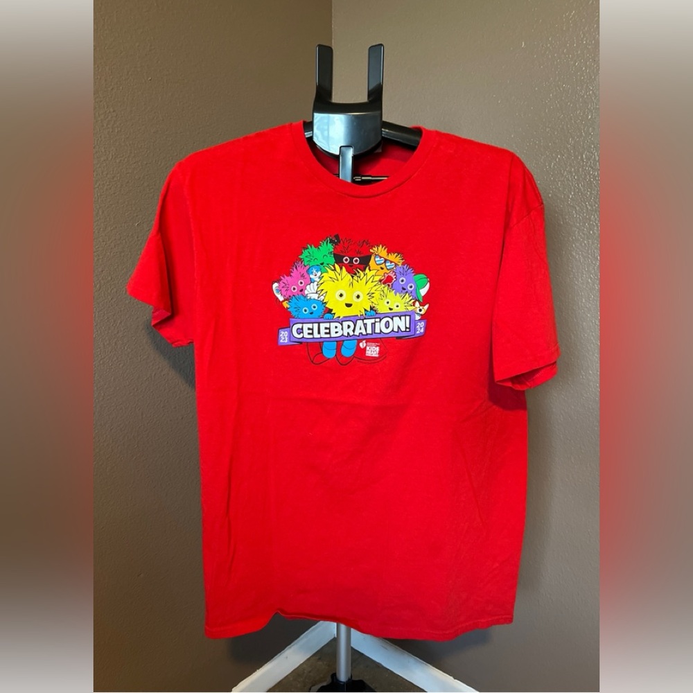 NWOT- Red Celebration Graphic T-Shirt